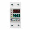 Releu Protectie Supratensiune Monofazat 220V 63A, Monitorizare Tensiune, Recuperare Automata, Protectie Supracurent, Blocare Setari