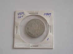 M1 C10 - Moneda foarte veche 134 - Romania - 500 lei 1999