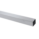 Dreptar aluminiu, pentru constructii, Dupu 14905, 50 x 50 x 1,2 mm, 2.5 m