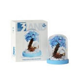 Set De Constructie Copac De Iarna Innovium&trade;, Natura in Miniatura, 278 Piese ABS, Design Complex, 6 &times; 6 &times; 7.8 CM