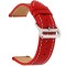Curea piele, compatibila Huawei Watch Fit 3, adaptor inclus, telescoape Quick Release, Crimson Red