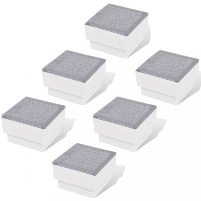 Lumini cu LED-uri incastrate 6 buc., 100x100x68 mm (3x41715)