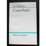 Dan Simonescu - Contribuții. Literatură rom&acirc;nă medievală