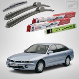 Cumpara ieftin Ștergătoare Mitsubishi Galant V Hatchback (E5_A, E7_A, E8_A) 1992-1996 | Set Față și Spate Flat &ndash; TeamCar&reg;