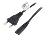 Cablu Alimentare 2x0.5mm2 3m Negru