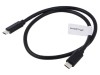 Cablu USB 3.1 USB C Aurit 0,5m Negru, Lanberg