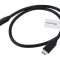 Cablu USB 3.1 USB C Aurit 0,5m Negru
