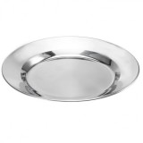 Farfurie din Inox Lucios, Intinsa, 26cm Grunberg IFM26