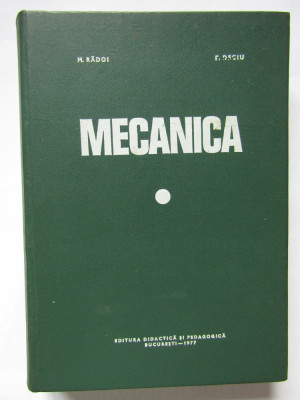 MECANICA - M. RADOI, E. DECIU foto