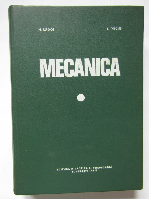 MECANICA - M. RADOI, E. DECIU