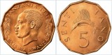 Tanzania 1981 - 5 senti UNC