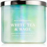 Bath &amp; Body Works White Tea &amp; Sage lum&acirc;nare parfumată 411 g