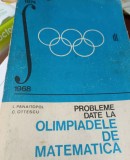 PROBLEME DATE LA OLIMPIADA DE MATEMATICA 1968 1974 PANAITOPOL OTTESCU