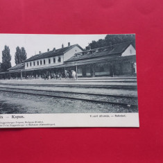 Sibiu Copsa Mica Kiskapus Medias Medgyes Gara Railway Station Bahnhof