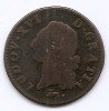 Franta 1 Sol 1786 R - Ludovic XVI, Cupru, 29 mm, KM-578.14, Europa, Cupru (arama)