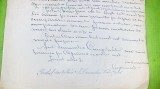 7933-I-Act vechi Notarial Romania regalista-Vanzare proprietate Colonesti Olt nedatat stare buna, 35/21 cm.