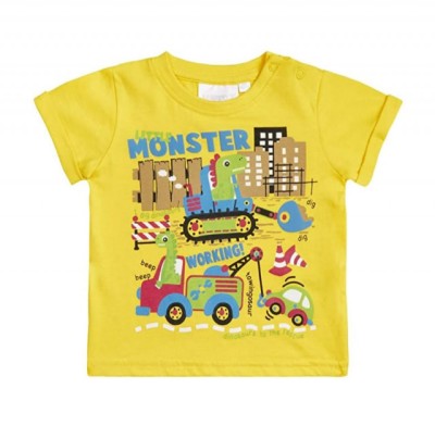 Tricou baietei - Little monster (Marime Disponibila: 6-9 luni (Marimea 19 foto