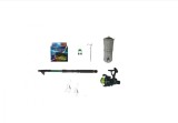 Set lanseta telescopica de 3 m, mulineta, juvelnic, suport, clopotei,