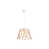 Lustra, Pako Word, PWL-1160, E27, Alb, 30 x 54 cm