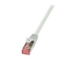 Cablu S/FTP LOGILINK Cat6, LSZH, cupru, 5 m, alb, AWG27, dublu ecranat CQ2072S