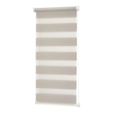 Roleta poliester, gri, 96.5 x 180 cm, atenueaza lumina solara foto