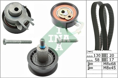 INA 530 0538 10 Set curea de distributie foto