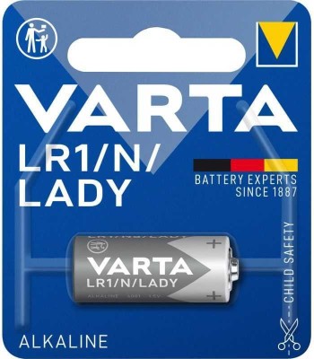 Baterie alcalina 1.5V LR1 N Lady Varta 30.2x12 mm foto