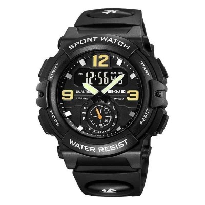 Ceas Sport Barbatesc SKMEI 2341 , Analog-Digital, LED, Rezistent la Apa 5ATM, Alarma, Cronometru, Dial Mare foto