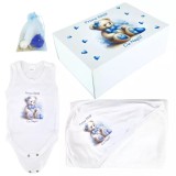 Cumpara ieftin Trusou Prima Baita, Personalizat cu Mesaj - &quot;Prima Baita cu Nasii&quot;, Ursulet Plus Albastru - TPB198