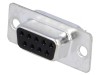 D-Sub 9-PIN Mufă Mamă pe Cablu Aurită, MH CONNECTORS
