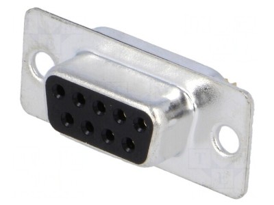 D-Sub 9-PIN Mufă Mamă pe Cablu Aurită foto