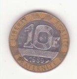 Franța 10 franci 1989 - G&eacute;nie de la Libert&eacute;