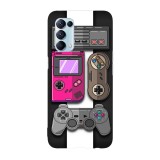 Husa compatibila cu Oppo A54 5G model Retro gaming, Silicon, TPU, Viceversa, Transparent, Carcasa