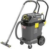 Aspirator umed-uscat profesional NT 50/1 Tact Te L, 50 L, maner ajustabil si furtun de drenaj, priza integrata, Antracit