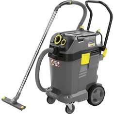 Aspirator umed-uscat profesional NT 50/1 Tact Te L, 50 L, maner ajustabil si furtun de drenaj, priza integrata, Antracit