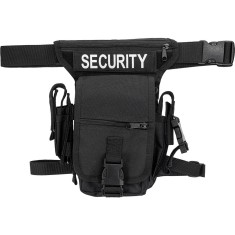Geanta de Picior Hip-Bag Velcro Neagra MFH