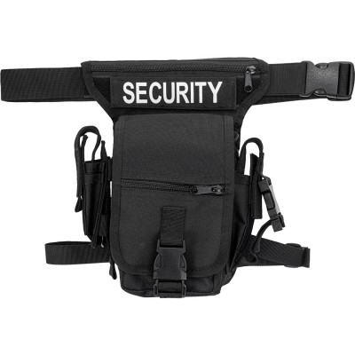Geanta de Picior Hip-Bag Velcro Neagra MFH foto