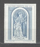 Italia.1976 Arta:320 ani nastere G.Serpotta-Sculptura SI.883, Nestampilat