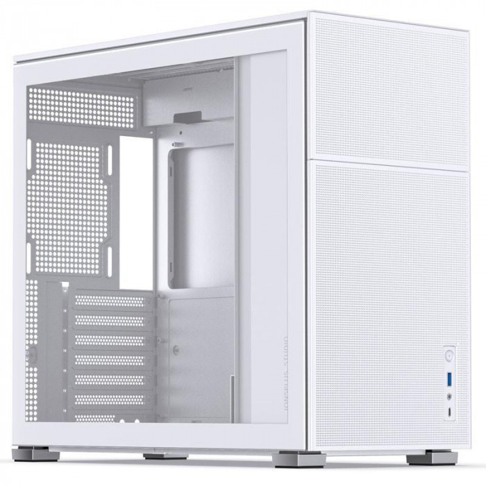 Carcasa Jonsbo D41 MESH ATX Tempered Glass alb