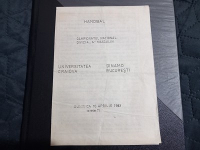 Program U Craiova - Dinamo foto