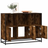 vidaXL Dulap, stejar fumuriu, 100x35x76 cm, lemn compozit