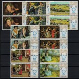 Umm Al Qiwain 1967 Picturi, Serie Completa MNH, Perechi, Timbre