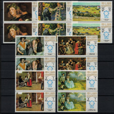 UMM AL QIWAIN 1967 - Picturi/serie completa, perechi MNH