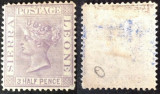 Sierra Leone 1876 Queen Victoria 1 1/2d Lilac Mi.9 MH AM.573
