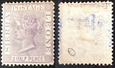 Sierra Leone 1876 Queen Victoria 1 1/2d Lilac Mi.9 MH AM.573 foto