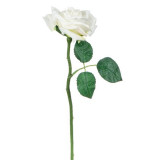 Fir floare trandafir artificial decorativ,plastic,30 cm, Oem