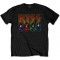 Tricou Unisex KISS: Logo, Faces &amp; Icons