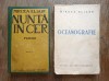 MIRCEA ELIADE - NUNTA IN CER, Ed.secunda + OCEANOGRAFIE, Prima editie *** lot doua carti , interbelice