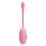 Cumpara ieftin Ou Vibrator Doreen Electro Fun + App, Roz Pudrat, 19 cm, Pretty Love