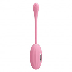 Ou Vibrator Doreen Electro Fun + App, Roz Pudrat, 19 cm